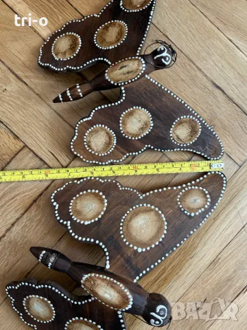 Дървени декорации за стена Пеперуди, снимка 5 - Други - 48969553