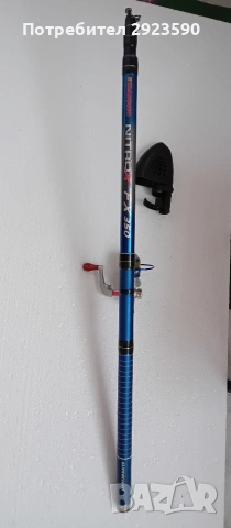 Пръчка за перо с малка макара, снимка 4 - Въдици - 53067271