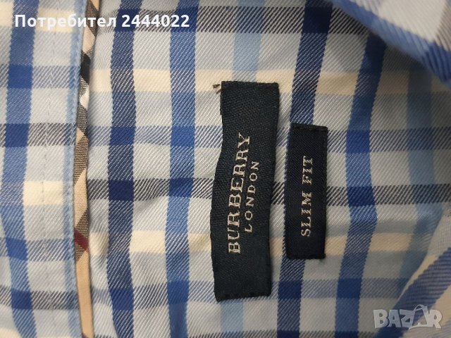 Burberry мъжка риза размер L, снимка 6 - Ризи - 35247915
