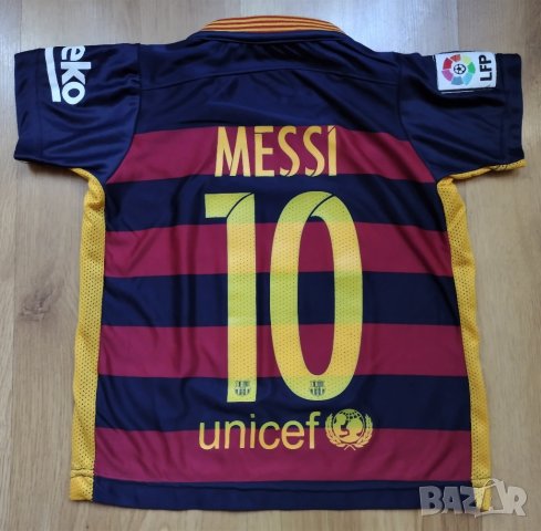 Barcelona / детска футболна тениска Барселона / Nike / #10 Messi, снимка 1 - Детски тениски и потници - 37546884
