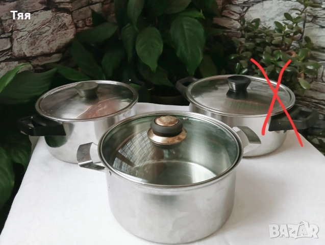 Тенджери алпака 3 л, снимка 2 - Съдове за готвене - 52136957