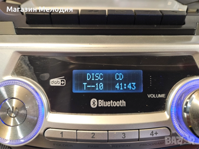 Радиокасетофон Lenco SCD-720SI Има радио, диск, касета, bluetooth и aux. DAB+ mp3 Работи отлично., снимка 3 - Радиокасетофони, транзистори - 52810724