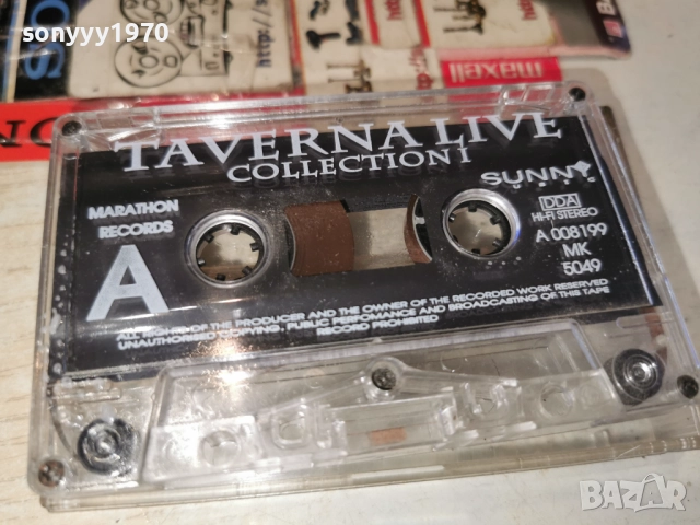 TAVERNA LIVE-ORIGINAL TAPE 2312251648, снимка 3 - Аудио касети - 52885593