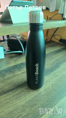 Метална бутилка за вода Bosch НОВА, снимка 1