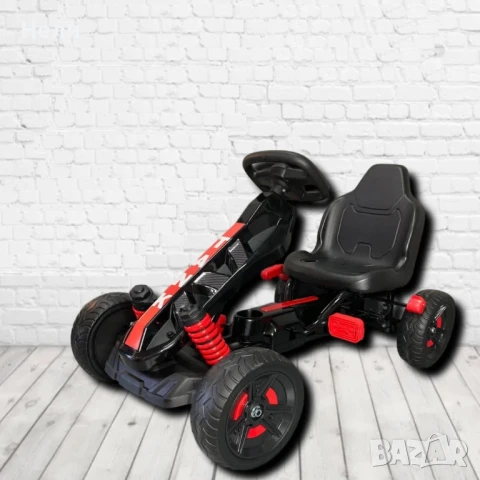 КАРТИНГ С педали TANK G23 С МЕКИ ГУМИ, снимка 13 - Детски велосипеди, триколки и коли - 51038806