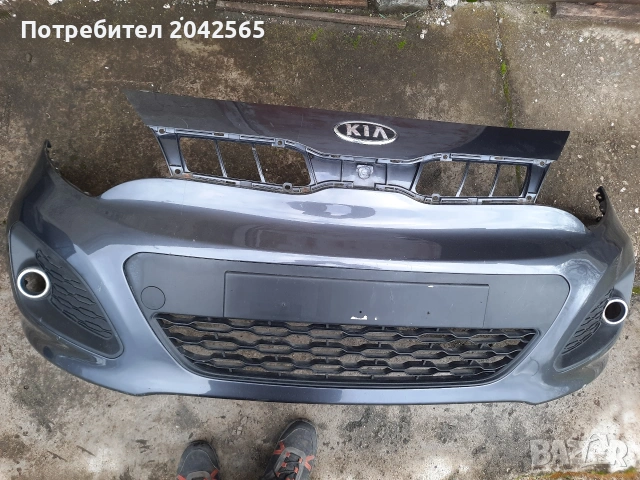 Предна броня Kia Rio, снимка 2 - Части - 53145088