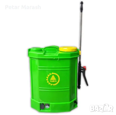 Гръбна електрическа пръскачка 16L с мощна 12V батерия и регулируемо налягане, снимка 3 - Други инструменти - 50432863