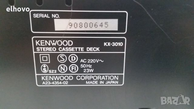 Дек KENWOOD KX-3010, снимка 7 - Декове - 26532869