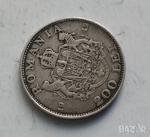 200 лей 1942г Румъния сребро