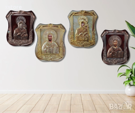 Изящна икона с красиви орнаменти, стилна рамка. Различни варианти , снимка 2 - Икони - 52793138