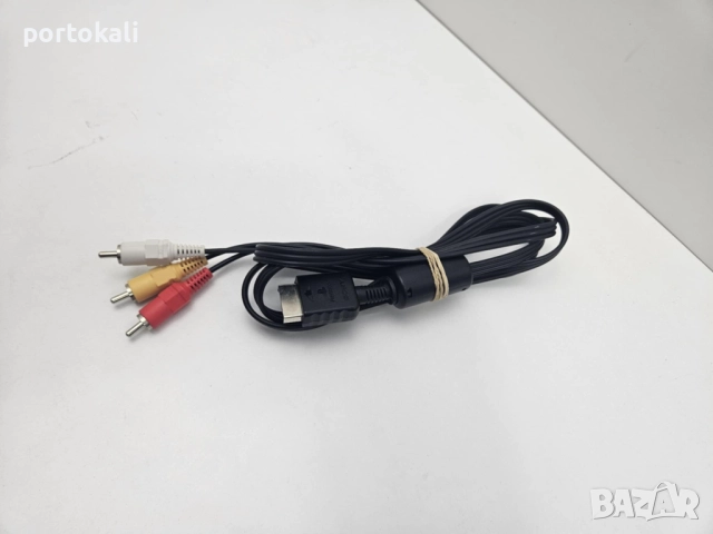 Оригинален AV кабел за Playstation 3 Playstation 2 Плейстейшън PS, снимка 4 - Аксесоари - 52533192