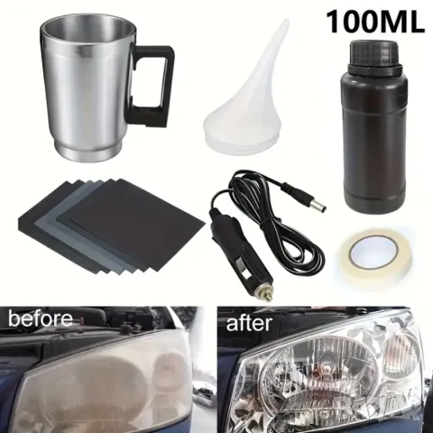 🚗✨ Комплект за Полиране на Фарове 