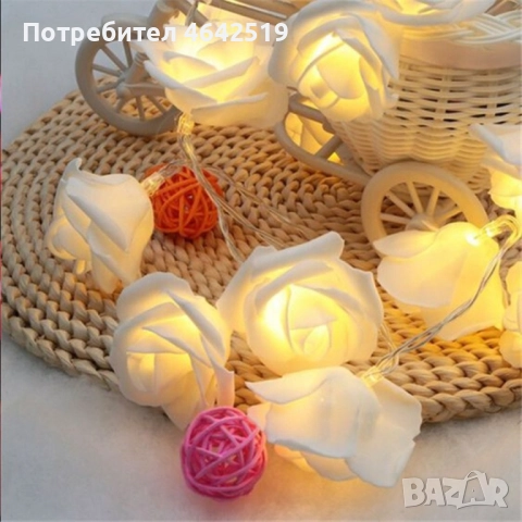  LED лампички рози, снимка 3 - Лед осветление - 52309460