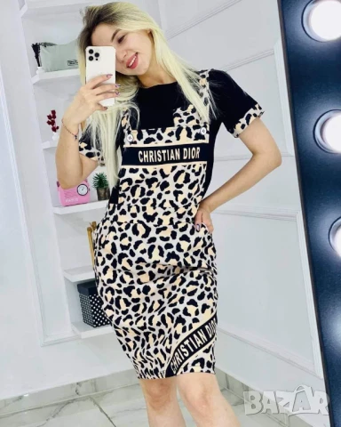 Дамски комплект Блузка и сукман на едро christian dior louis vuitton, снимка 6 - Комплекти - 51148896