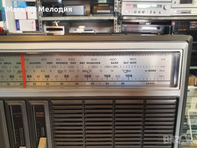 Радиокасетофон Telefunken bajazzo CR 950 В отлично техническо и визуално състояние. , снимка 8 - Радиокасетофони, транзистори - 37027610