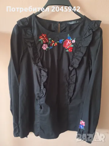 Дамска черна риза MOHITO colektion