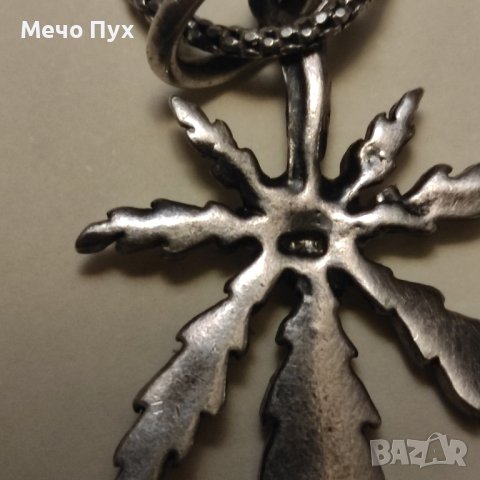 Сребърен синджир с висулка (232), снимка 6 - Колиета, медальони, синджири - 43689984