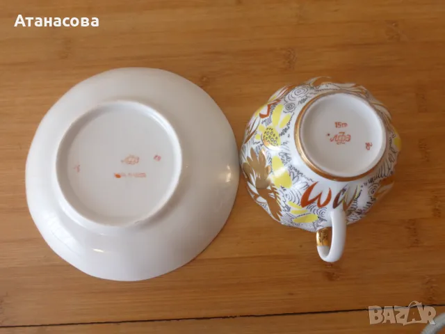Порцеланова чаша за чай кафе сет ЛФЗ , снимка 10 - Чаши - 48727482