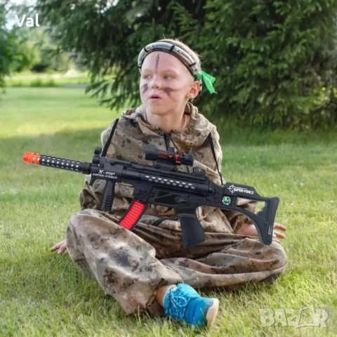 Пластмасова камуфлажна играчка с звук и светлина, снимка 6 - Други - 52406627