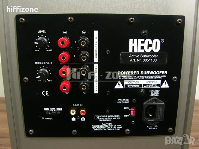  Субуфер Heco sub , снимка 10 - Тонколони - 53414774