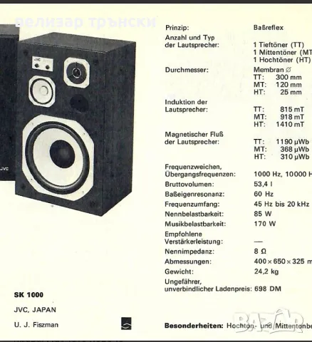 JVC-SK1000, снимка 3 - Тонколони - 47622588