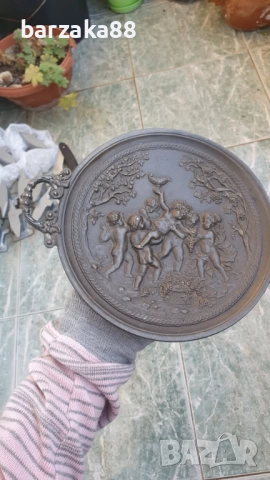 Чугунена чиния ПАНО, снимка 6 - Антикварни и старинни предмети - 52372852
