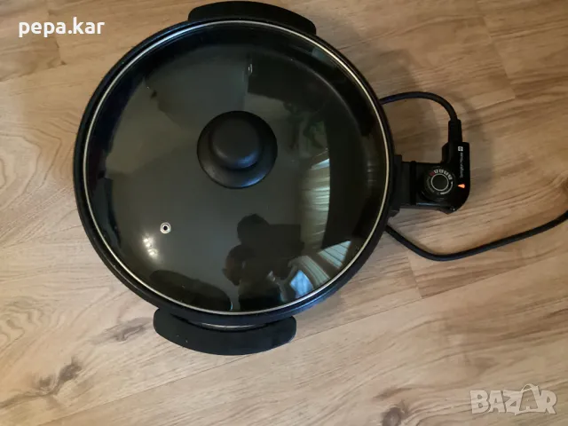 Електрически тиган с капак и 5 степени, 28 сми Lee copper , снимка 3 - Други - 49694420