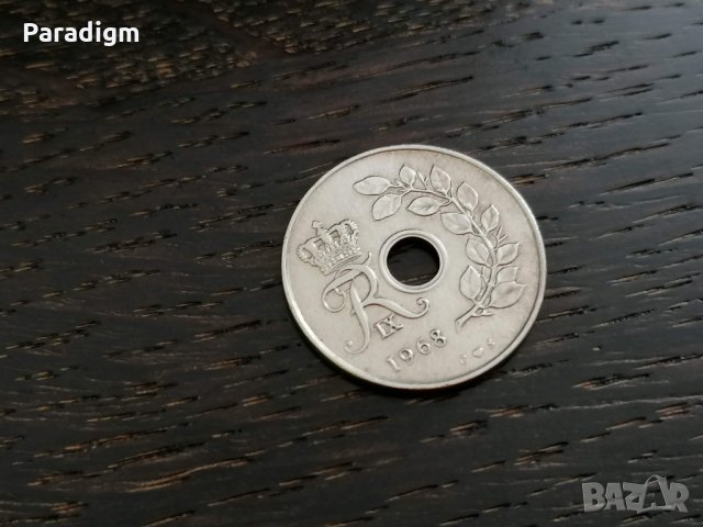 Mонета - Дания - 25 оре | 1968г., снимка 2 - Нумизматика и бонистика - 27620520