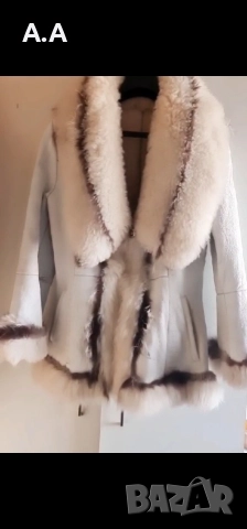 Кожух от естествена кожа ,носен,но запазен, снимка 2 - Палта, манта - 52836706