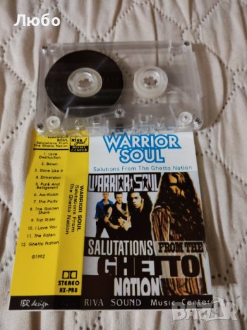 Warrior Soul – Salutations From The Ghetto Nation, снимка 4 - Аудио касети - 38259270