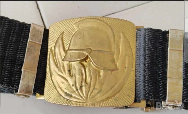 Стар пожарникарски колан - красота от бронз за вас, снимка 2 - Колани - 51237165