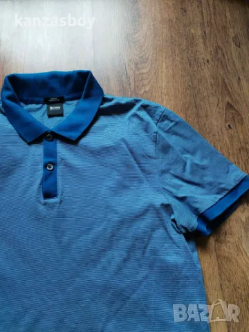 hugo boss phillipson - страхотна мъжка тениска L, снимка 2 - Тениски - 49908950