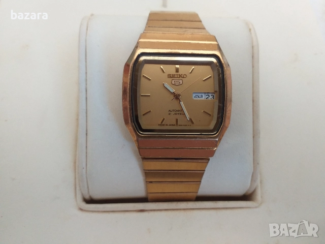 Позлатен Сейко 21 камъка, снимка 2 - Мъжки - 51525058