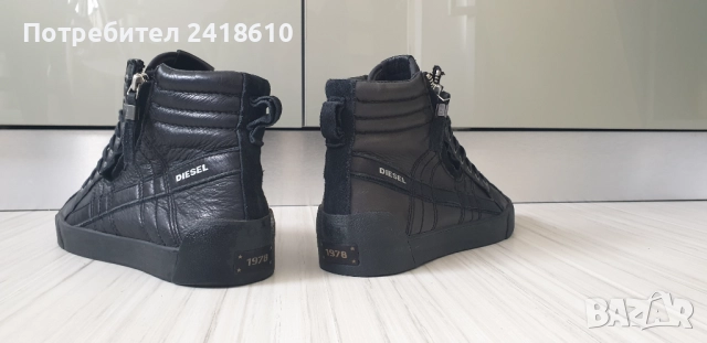 Diesel Leather Sneakers Mens Size 43/28см  ОРИГИНАЛ! Мъжки Кецове от естествена кожа!, снимка 6 - Кецове - 51880046