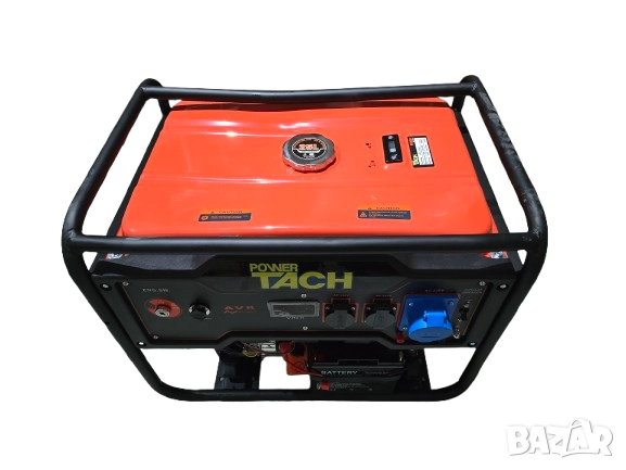 2025 8 KW Генератори за ток агрегат за ток моноф с дисплей с ел. старт 16 Hp, снимка 4 - Генератори - 52556588