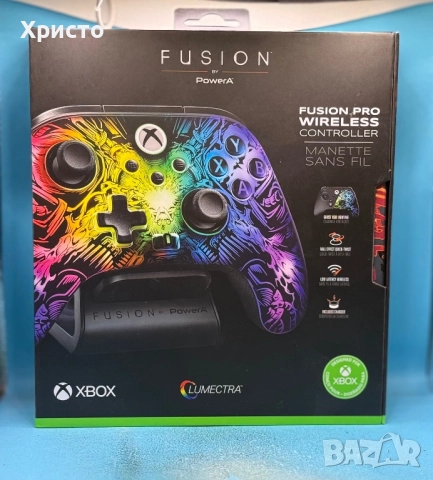 НОВО!!! Безжични контролер PowerA Fusion Pro Wireless Controller – Limited Edition, Xbox / PC , снимка 3 - Аксесоари - 52567629