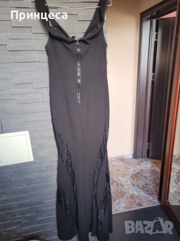 Черна рокля, тип русалка!М/Л , снимка 2 - Рокли - 40803461