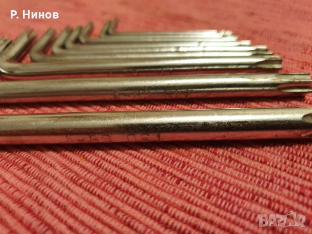 BAHCO 1986 TORX / 9T  TORX SETS ге ключове  L-ключове, снимка 5 - Ключове - 35053821