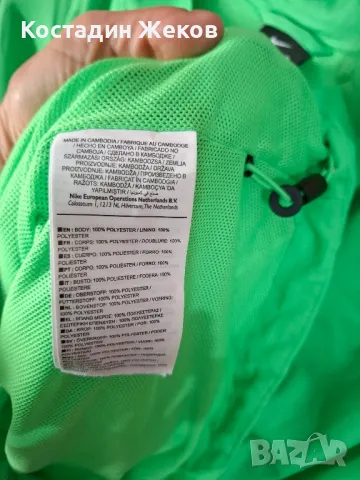 Мъжка оригинална ветровка.   Nike DRI FIT , снимка 6 - Спортни дрехи, екипи - 47406997