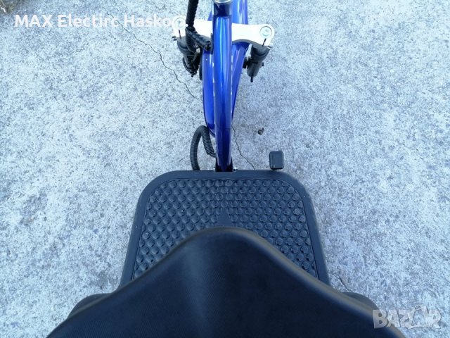 Електрическа Триколка А3 750W/48V/12Ah - BLUE (с предно предаване), снимка 4 - Мотоциклети и мототехника - 37602237