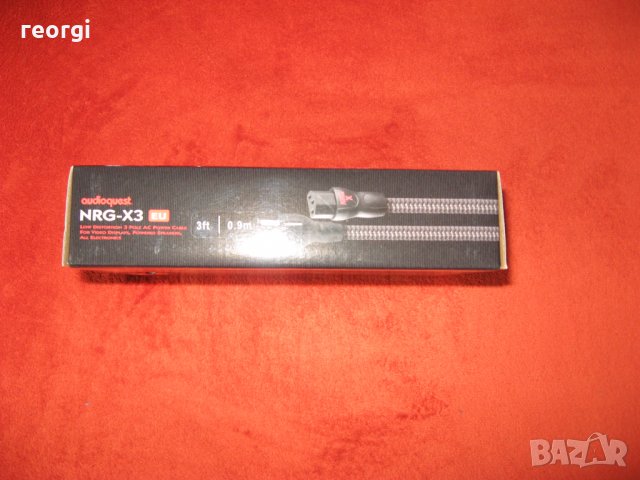 НОВ -Хай-Енд--Аудиокуест НРж-Х3--силов кабел., снимка 8 - Ресийвъри, усилватели, смесителни пултове - 28150696