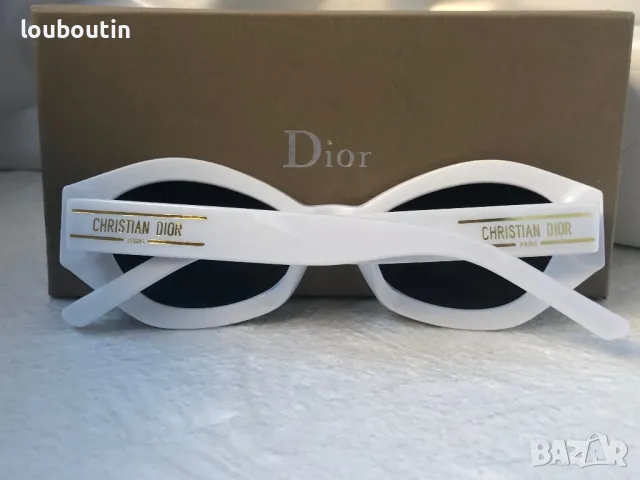 Dior 2024 дамски слънчеви очила 2 цвята черни бели, снимка 11 - Слънчеви и диоптрични очила - 47699244