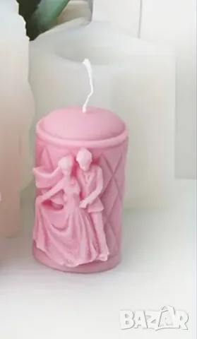 Молд Сватбена свещ младоженци НАМАЛЕН