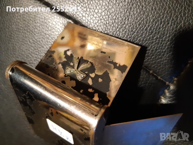 Старинна метална кутия-огледало , снимка 5 - Антикварни и старинни предмети - 28218582