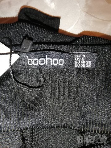 Черно боди рипс Boohoo р-р S, ново с етикет, снимка 9 - Корсети, бюстиета, топове - 37838397