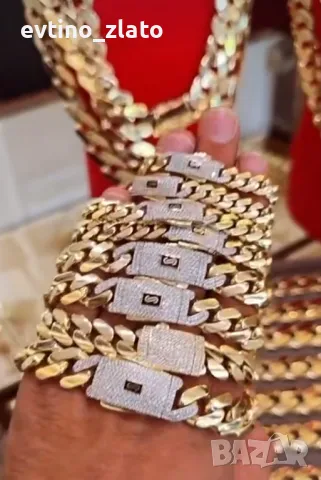 Златен ланец -14К, снимка 3 - Колиета, медальони, синджири - 42480863