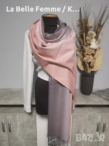 Дамски шалове от кашмир, снимка 7 - Шалове - 48300393