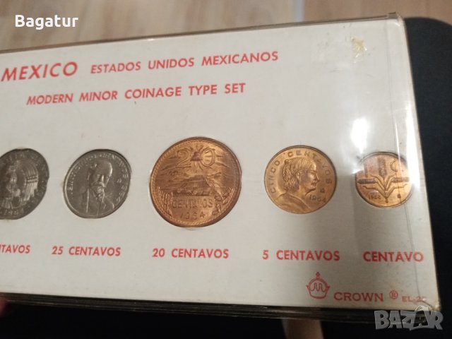 Сребро монети Мексико , недокосвани, лот1964, снимка 2 - Нумизматика и бонистика - 43230899