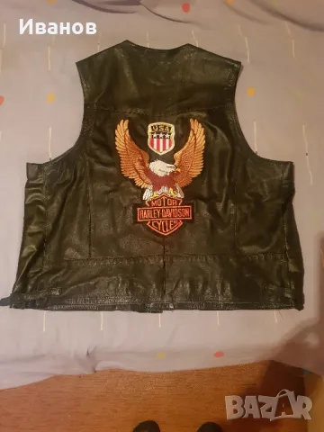 Продавам оригинално елече естественна кожа