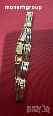 Златна гривна , снимка 3 - Гривни - 52356583